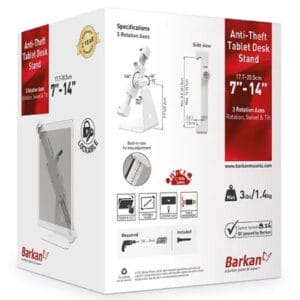 Barkan T71HL Stono rotirajuce postolje 360° protiv krađe za tablet do 7-14 inča - Slika 6