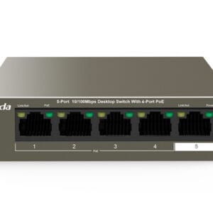 TENDA TEF1105P-4-63W 5-Port 10/100Mbps Desktop Switch with 4-Port PoE - Slika 2