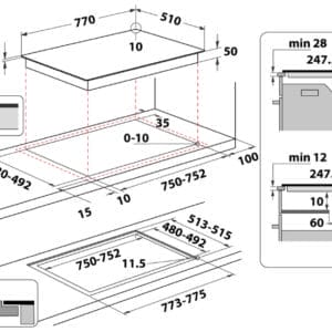 Whirlpool WL S3777 NE indukciona ugradna ploča - Slika 8