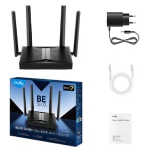 Cudy Wireless Mesh Router Cudy WR3600/BE3600 WiFi 7/EXT4x5dBi/1W/... - Slika 2