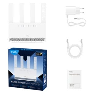 Cudy Wireless Mesh Router Cudy WR3600E/BE3600 WiFi 7/EXT4x5dBi/1W... - Slika 2