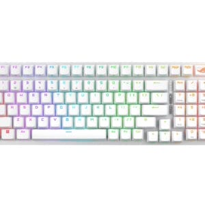 Asus X901 ROG Strix Scope II 96 Wireless Gaming tastatura bela - Slika 3