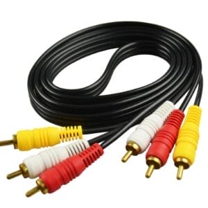 Fast Asia Činč-činč kabl 3xRCA - 3xRCA 1.5m crni - Slika 1