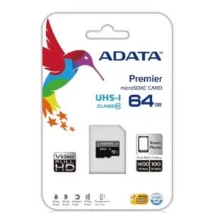 A-Data Premier Micro SD kartica 64GB + adapter UHS-I Class 10 AUSD... - Slika 2
