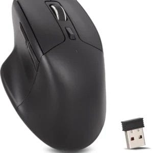 Bežični tihi miš Yenkee YMS 2035 1600 dpi/tihi prekidači/ergonomski dizajn/Crni - Slika 1