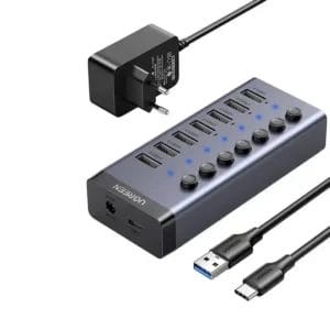 Ugreen USB Hub 7 port Ugreen CM481 3.0 Tip C DC 12V napajanje - Slika 1