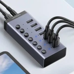 Ugreen USB Hub 7 port Ugreen CM481 3.0 Tip C DC 12V napajanje - Slika 3