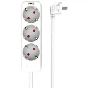 MAX Produžni kabl 3 utičnice 3m Max MPS-103-3M Beli - Slika 1