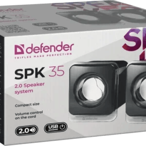 Defender Zvučnici 2.0 USB Defender SPK-35, crni - Slika 3