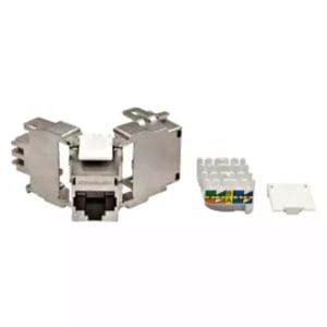 Schrack Modul RJ-45 kat. 6A STP (SFA) HSEMRJ6GWA Schrack - Slika 1