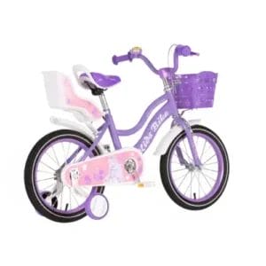 VISITOR Kids bike Princess Flower ljubičasta 16 2024 - Slika 4