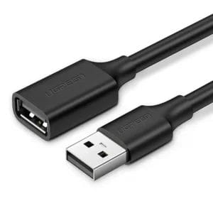 Ugreen USB produžni kabl 2.0 USB A-USB A M/Ž 1.5m Ugreen US103 crni - Slika 1
