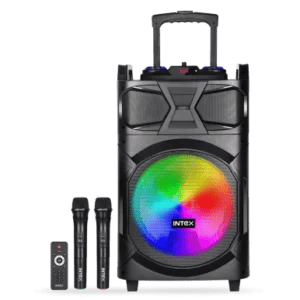 Intex Karaoke zvučnik Intex T-350 TUFB (Dual) v5.1 Trolley FM/Aux/HDMI/USB/BT 5.1/2 x mic/ Daljinski 60W - Slika 1