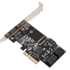 E-Green Kartica PCI-e 5 x Sata kontroler Sata III JMB585 E-Green - Slika 2