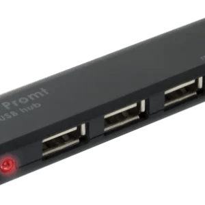 Defender USB Hub 4 port Defender 2.0 Black Quadro Promt - Slika 1