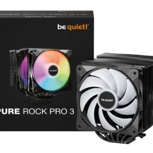 Be Quiet CPU Cooler Be quiet ARGB Pure Rock PRO 3 LX BK043 (AM4,AM5,1200,1700)/TDP-250W - Slika 1