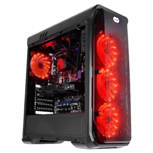 Lc Power Kućište LC Power Gaming 988B-ON Red Typhoon Black - Slika 1