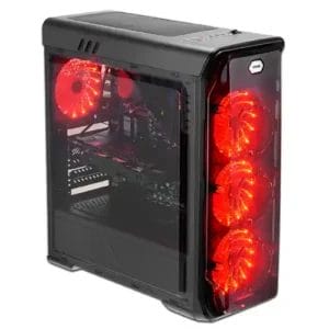 Lc Power Kućište LC Power Gaming 988B-ON Red Typhoon Black - Slika 4
