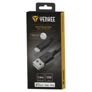 Yenkee Kabl USB Tip A- Lighting Yenkee YCU 615 BK 1.5m - Slika 4