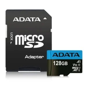 A-Data Micro SD Card 128GB AData + SD adapter AUSDX128GUICL10A1-RA1... - Slika 1