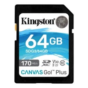 Kingston SD Card 64GB Kingston SDG3/64GB 10 170Mbs/64MBs - Slika 1