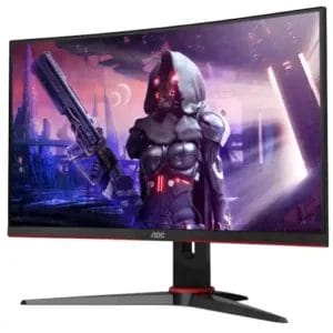 AOC Monitor 23.6 AOC C24G2AE/BK C 1920x1080/Full HD/VA/165Hz/1ms/VGA/2xHDMI/DP/Zvučnici/Curved - Slika 2