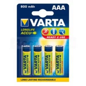 Varta Punjiva baterija Varta Ready to use HR3 800mAh AAA 1/4 - Slika 1