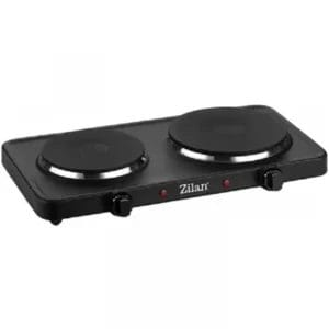 Zilan Električni rešo sa dve ringle Zilan ZLN2181/snaga 2500W/termostat/crna - Slika 1