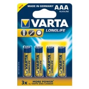 Varta Baterije Varta Longlife LR03 AAA 4/1 - Slika 1