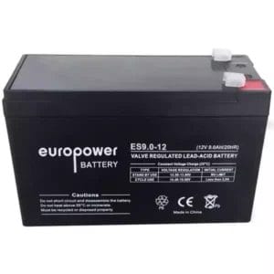 EuroPower Baterija za UPS EuroPower ES12-9 12V 9Ah - Slika 1