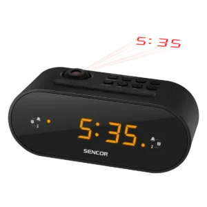 Sencor FM radio alarm sa projektorom vremena SENCOR SRC 3100 B crni - Slika 1