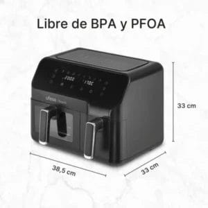 Ufesa AirFryer Ufesa Storm/dupla posuda/9L(5.5L+3.5L)8 programa/cr... - Slika 3