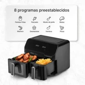 Ufesa AirFryer Ufesa Storm/dupla posuda/9L(5.5L+3.5L)8 programa/cr... - Slika 4