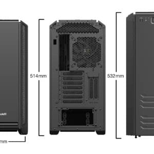 Be Quiet Kućište Be Quiet Silent Base 601 Black BG026 - Slika 2