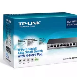 Tp - Link Svič smart 10/100/1000 8-port TP-Link TL-SG108PE/4 PoE - Slika 2