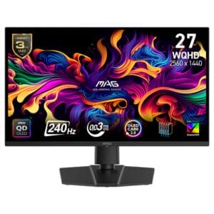 MSI 27 inča MAG 271QP X24 WQHD 2560x1440 QD-OLED 240Hz gaming monitor - Slika 1