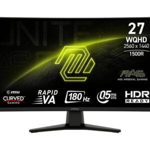 MSI 27 inča MAG 274CQF WQHD 2560x1440 180 Hz zakrivljeni gaming ... - Slika 1