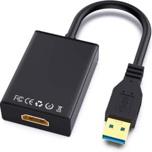 E-Green Adapter USB 3.0 (M) - HDMI (F) crni - Slika 1
