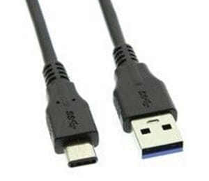 E-Green Kabl USB 3.0 A - USB tip C 3.1 M/M 1M crni - Slika 1
