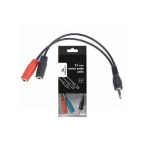 Gembird Adapter Gembird 2x3.5mm-3.5mm CCA-417 - Slika 1