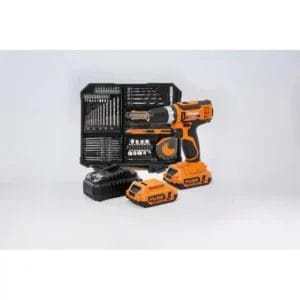 Villager Villager set u koferu VLN 3220 + 1 kom. baterija 2.0Ah + punjac 2,4A + 74 nastavka - Slika 1