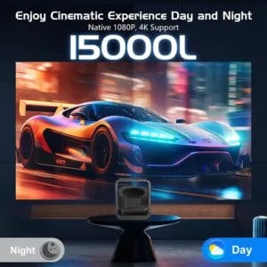 Zeus Projektor Zeus Z-SAB HD 1280x720/LED LCD/5500LUM(230ANSI)/DuaWiFi/mirac/BT/HDMI/USB/AV/zvu/crni - Slika 2