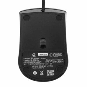 Lenovo Miš LENOVO 120 žicni/1600dpi/crna - Slika 1