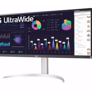 LG Monitor LG 34WQ650-W 34"/IPS,21:9/2560x1080/100Hz/5ms GtG/HDMI,DP,USB C/freesync/VESA/visina/srebrna - Slika 1