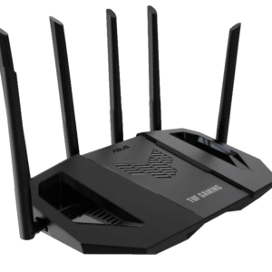 Asus Bežicni ruter ASUS TUF-BE6500 Wi-Fi 7/BE6500/5764 Mbps/688 Mbps/USB3.2/6 eksternih antena/crna - Slika 1