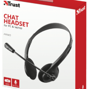 Trust Slušalice TRUST Primo Chat Headset žicne/3,5mm+2x3,5mm/crna - Slika 1