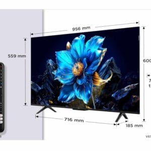 TCL Televizor TCL 43P7K/QLED/43"/4K/60Hz/Google TV/crna - Slika 1