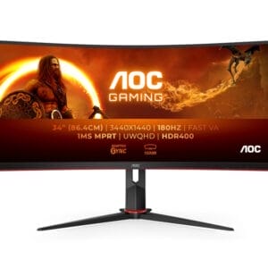 AOC 34 inča CU34G2XP/BK WQHD Gaming zakrivljeni monitor - Slika 2