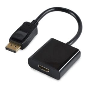 E-Green Adapter E-Green DP (M)-HDMI (F) crni - Slika 1