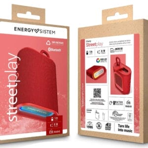 Energy Sistem Cherry StreetPlay zvučnik crveni (M45924) - Slika 2